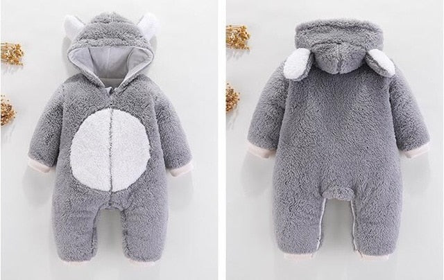 2019 Newborn Baby Winter Hoodie Clothes - warmara