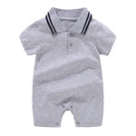 New Born Baby Clothing Summer Gentleman Rompers 0-12M - warmara