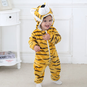 Baby & Boys Girls Jumpsuit animals - warmara