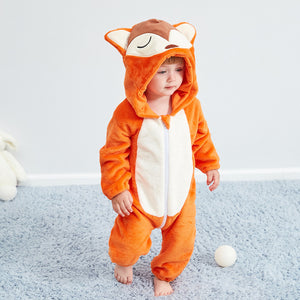 Baby & Boys Girls Jumpsuit animals - warmara