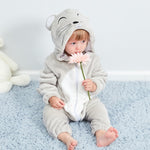 Baby & Boys Girls Jumpsuit animals - warmara