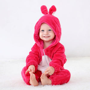 Baby & Boys Girls Jumpsuit animals - warmara