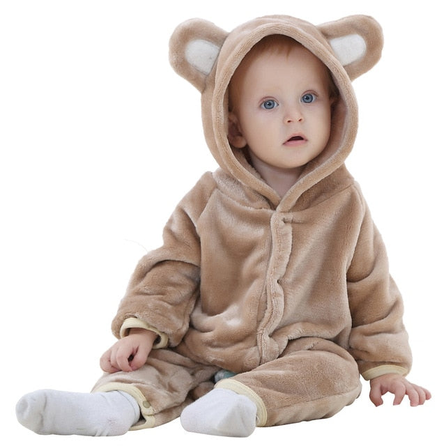 Baby & Boys Girls Jumpsuit animals - warmara