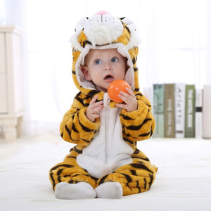 Baby & Boys Girls Jumpsuit animals - warmara