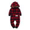 Baby Long Sleeve Hooded Fleece jumpsuit - warmara