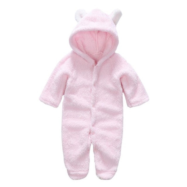 Baby Coral Fleece Brand Hoodies Jumpsuit - warmara