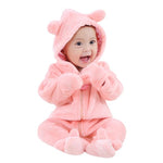 Baby Coral Fleece Brand Hoodies Jumpsuit - warmara