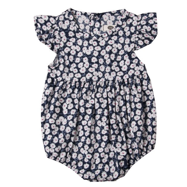 Flower Newborn Baby Girl Rompers - warmara