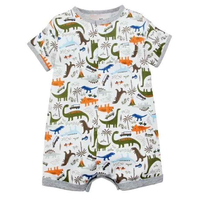 Summer boys baby clothing Short Sleeved Jumpsuit 2019 - warmara