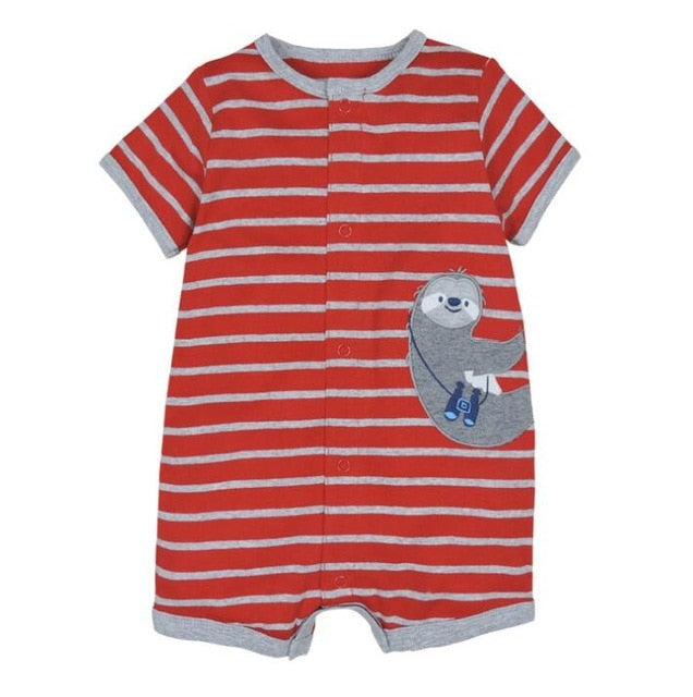 Summer boys baby clothing Short Sleeved Jumpsuit 2019 - warmara