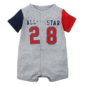 Summer boys baby clothing Short Sleeved Jumpsuit 2019 - warmara