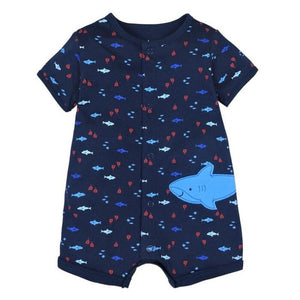 Summer boys baby clothing Short Sleeved Jumpsuit 2019 - warmara