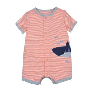 Summer boys baby clothing Short Sleeved Jumpsuit 2019 - warmara