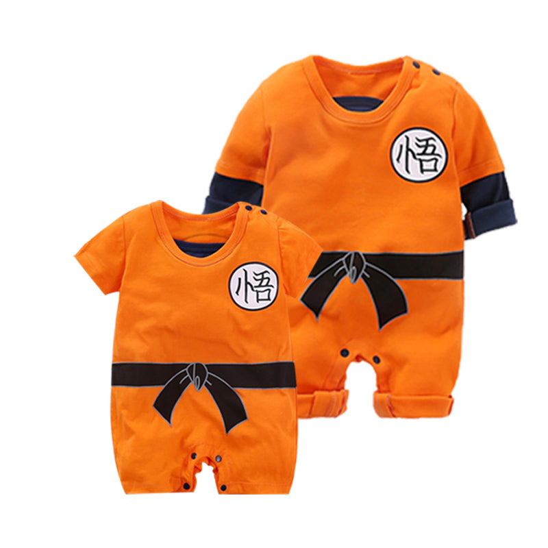 Baby Clothing Baby rompers 100% Cotton Dragon Ball Sun Goku - warmara