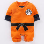 Baby Clothing Baby rompers 100% Cotton Dragon Ball Sun Goku - warmara