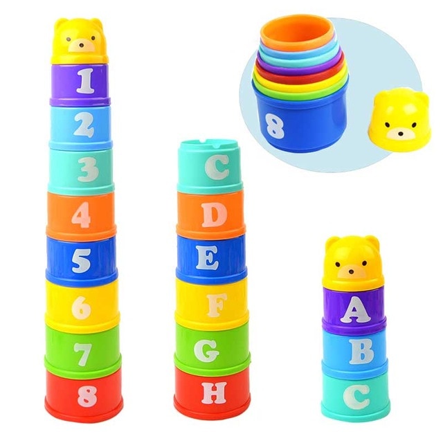 8PCS Educational Baby Toys - warmara