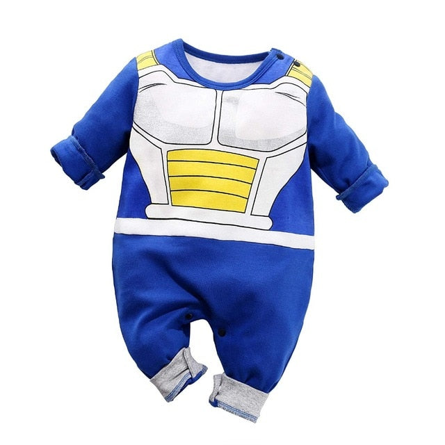 Baby Clothing Baby rompers 100% Cotton Dragon Ball Sun Goku - warmara