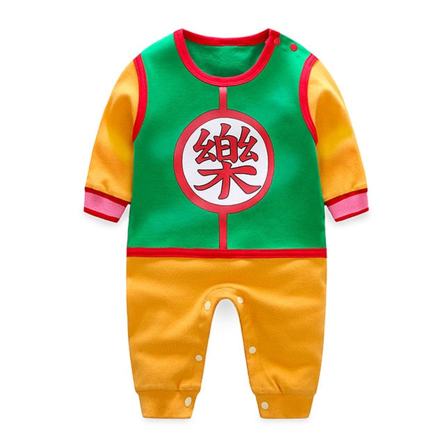 Baby Clothing Baby rompers 100% Cotton Dragon Ball Sun Goku - warmara